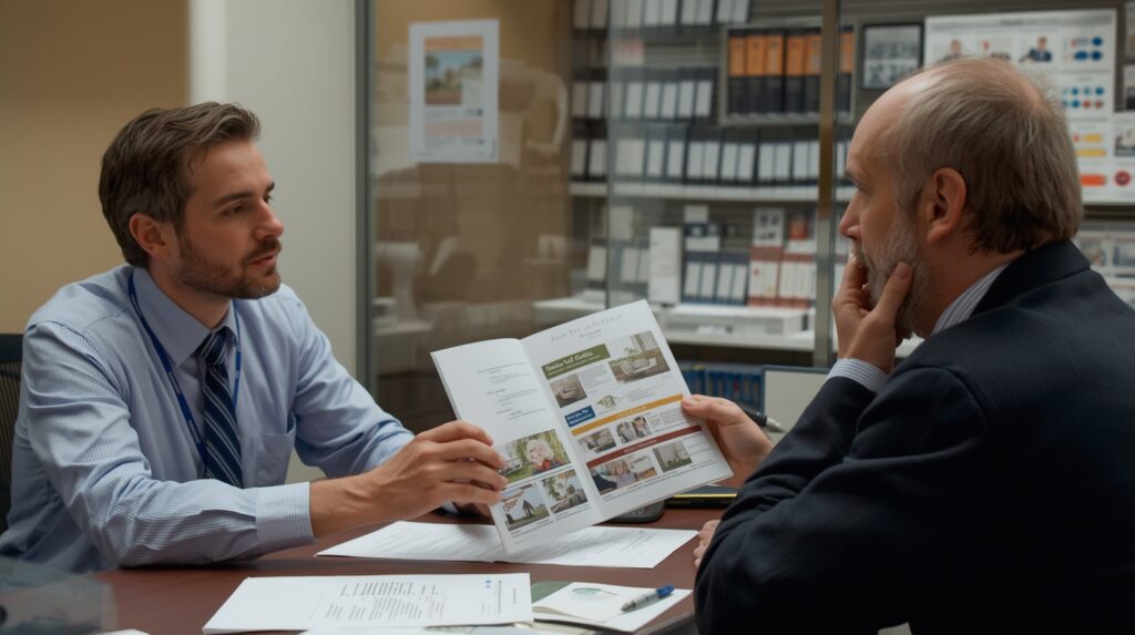 Customer asking for a cemetery price guide for memorials