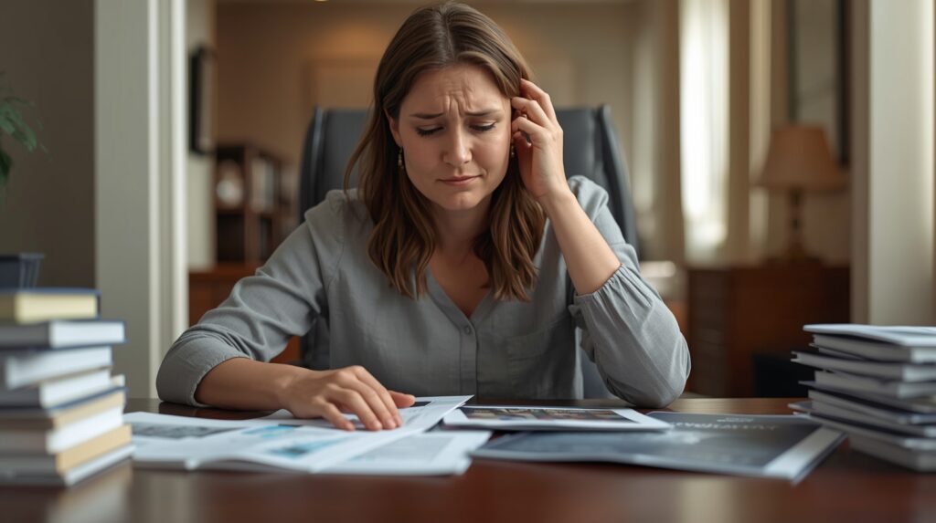Consumer comparing funeral and memorial prices